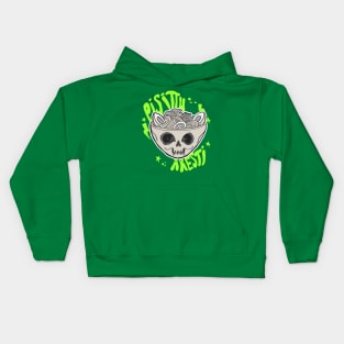 Ramen Skull Cat Pisittu Aresti - by Miskel Design Kids Hoodie